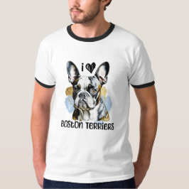 Ik hou van Boston Terriers T-shirt