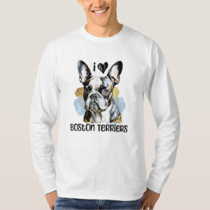 Ik hou van Boston Terriers T-shirt