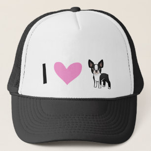 Ik hou van Boston Terriers Trucker Pet