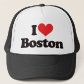 Ik hou van Boston Trucker Pet (Voorkant)