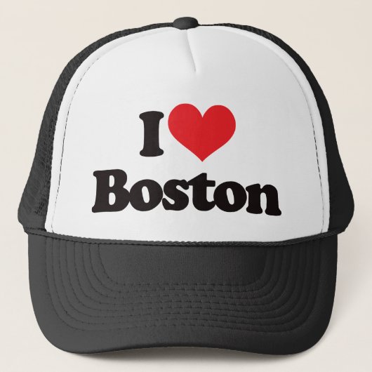 Ik hou van Boston Trucker Pet (Voorkant)