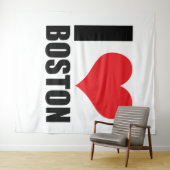 Ik hou van Boston Wandkleed (In Situ (horizontaal))