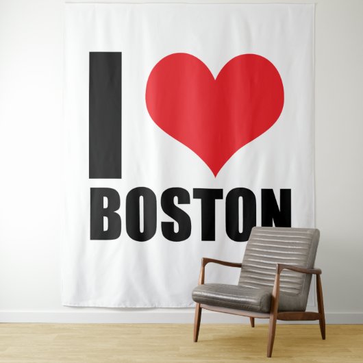 Ik hou van Boston Wandkleed (In situ)
