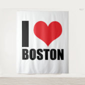 Ik hou van Boston Wandkleed (Voorkant)