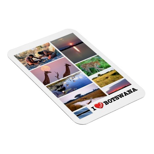 Ik hou van Botswana - Magnet Magneet (Rechterzijde)