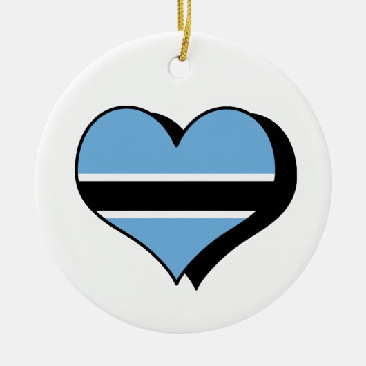 Ik hou van Botswana Ornament (Voorkant)