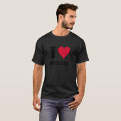 Ik hou van Bouchra T-shirt (Voorkant volledig)
