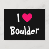 Ik hou van Boulder Briefkaart (Voorkant)