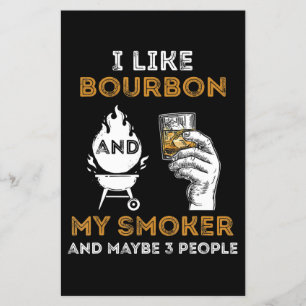 Ik hou van bourbon, mijn rookapparaat misschien 3  flyer