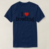 Ik hou van bowlen 16 t-shirt (Design voorkant)