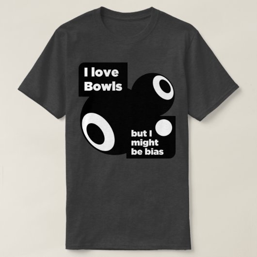 Ik hou van bowlen T T-shirt (Design voorkant)