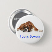 Ik hou van Boxers Speld Ronde Button 5,7 Cm (Voorkant /achterkant)