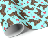 Ik hou van Boykin Spaniel Cadeaupapier (Rol Hoek)