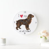 Ik hou van Boykin Spaniel Grote Klok (Huis)