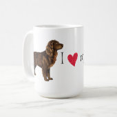 Ik hou van Boykin Spaniel Koffiemok (Voorkant links)