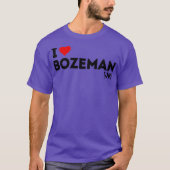 Ik hou van Bozeman grap T-shirt (Voorkant)