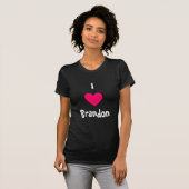 Ik hou van Brandon T-shirt (Voorkant volledig)