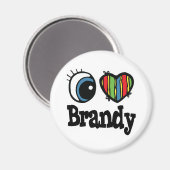 Ik hou van Brandy Magneet (Voorkant / Achterkant)