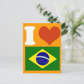 Ik hou van Brasil Briefkaart (Staand voorkant)