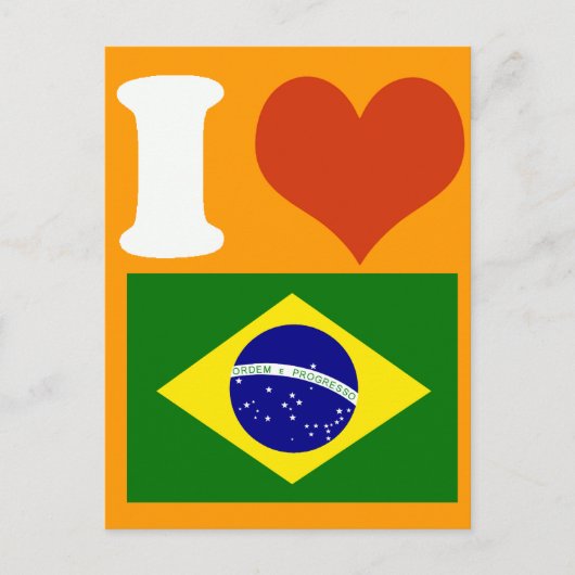 Ik hou van Brasil Briefkaart (Voorkant)