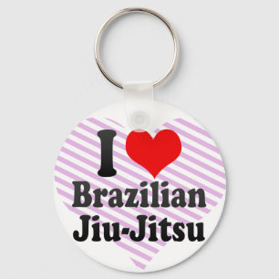 Ik hou van Braziliaanse Jiu-Jitsu Sleutelhanger