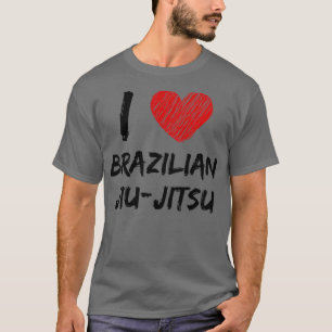 Ik hou van Braziliaanse jiujitsu 1 T-shirt