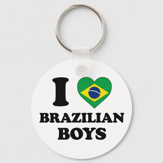 Ik hou van Braziliaanse jongens Sleutelhanger (Voorkant)