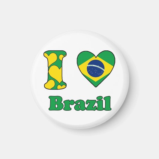 Ik hou van Braziliaanse magneet (Voorkant)