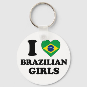 Ik hou van Braziliaanse meisjes Sleutelhanger