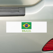 Ik hou van Brazilië Bumpersticker (Op auto)