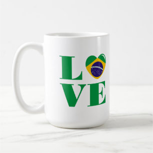 Ik hou van Brazilië Koffiemok