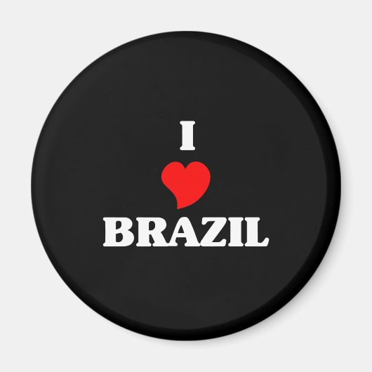 Ik hou van Brazilië Magneet (Voorkant)