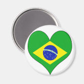 Ik hou van Brazilië Magneet (Voorkant / Achterkant)