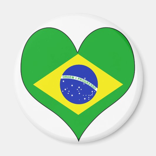 Ik hou van Brazilië Magneet (Voorkant)