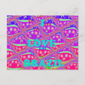 Ik hou van Brazilië: Mooie Samba traditionele kleu Briefkaart (Voorkant)