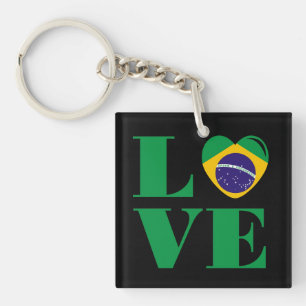 Ik hou van Brazilië Sleutelhanger