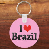 Ik hou van Brazilië Sleutelhanger (Voorkant)