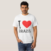 Ik hou van Brazilië T-shirt (Voorkant volledig)