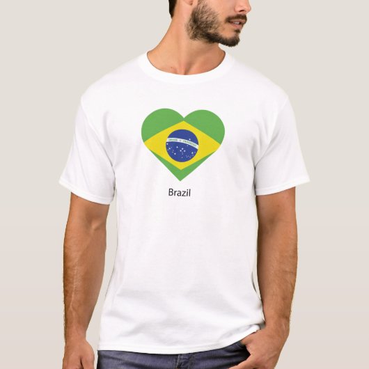 Ik hou van Brazilië T-shirt (Voorkant)