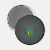 Ik hou van Brazilië - vleugels Magneet (Voorkant / Achterkant)