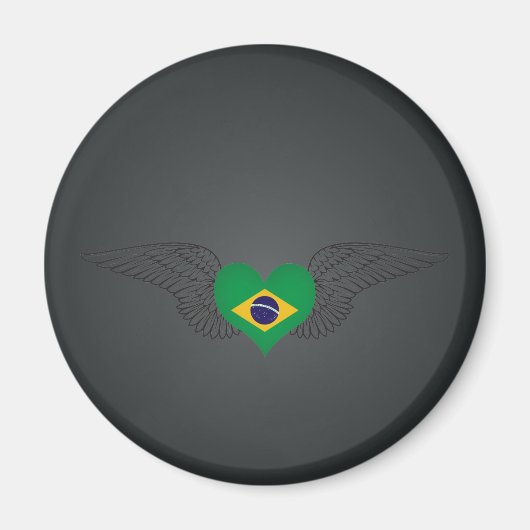 Ik hou van Brazilië - vleugels Magneet (Voorkant)