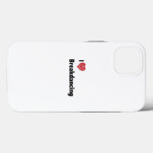 Ik hou van Breakdansen Case-Mate iPhone Case (Achterkant (horizontaal))