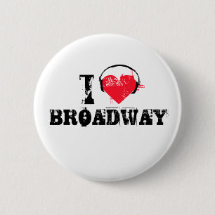 Ik hou van breedband ronde button 5,7 cm