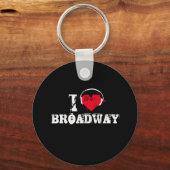 Ik hou van breedband sleutelhanger (Voorkant)