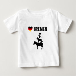 Ik hou van Bremen met het Four Musicians Baby T-sh