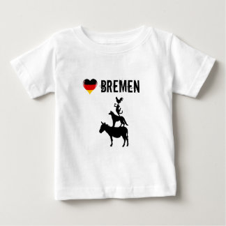 Ik hou van Bremen met het Four Musicians Baby T-sh