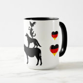 Ik hou van Bremen Mok met de vier muzikanten (Voorkant rechts)