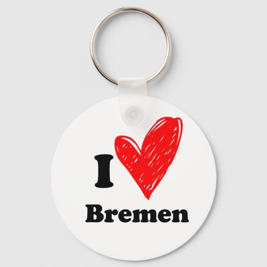 Ik hou van Bremen Sleutelhanger (Voorkant)