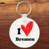Ik hou van Bremen Sleutelhanger (Voorkant)