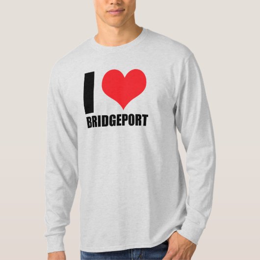 Ik hou van Bridgeport T-shirt (Voorkant)